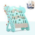 Childrens Bookshelf Simple Household Floor Shelf Baby Bookcase Storage Kindergarten Multi-layer Cartoon Picture Book Rack, Style:Five-story Bookshelf(Green)