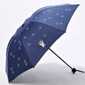 Cartoon Creative Children Umbrella Sunscreen Vinyl Small Fresh Folding Umbrella(Navy)
