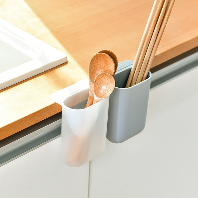 Sticky Pen Holder Desktop Can Hang Pen Case Office Stationery Storage And Sorting Box Random Colour