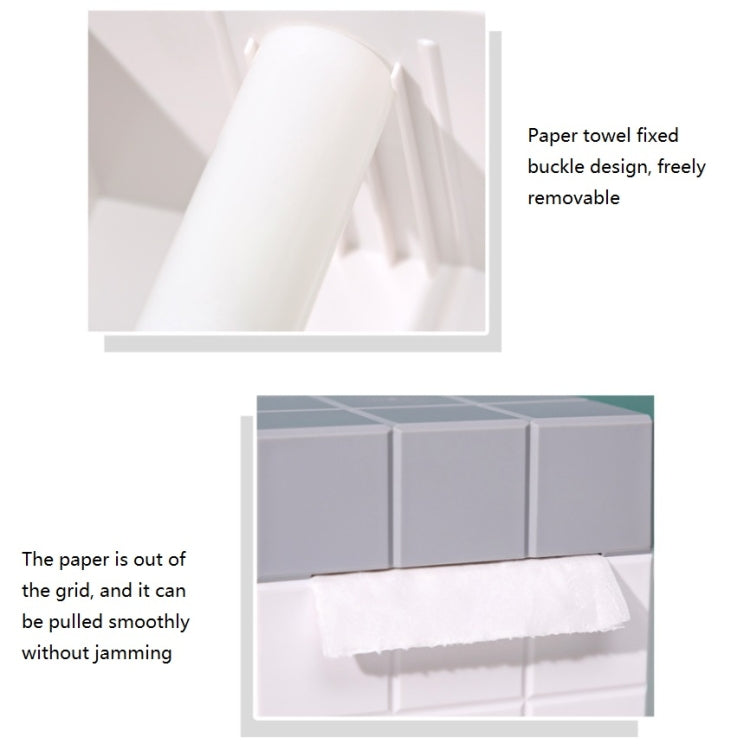 Cube Tissue Box Desktop Storage Box(Pure White)