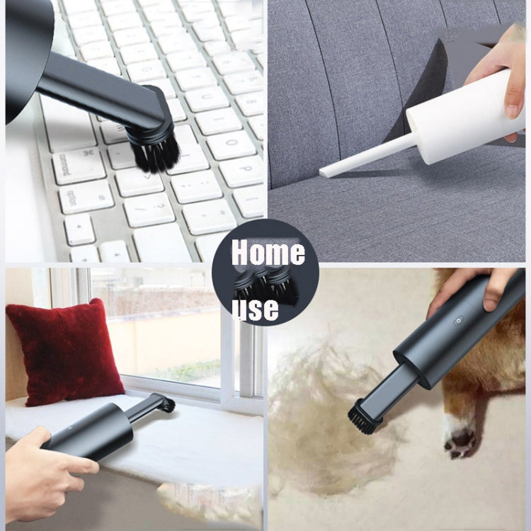 Creative Mini Handheld Portable Vacuum Cleaner USB Charging High Power Household Vacuum Cleaner(Space Gray)