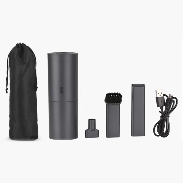 Creative Mini Handheld Portable Vacuum Cleaner USB Charging High Power Household Vacuum Cleaner(Space Gray)