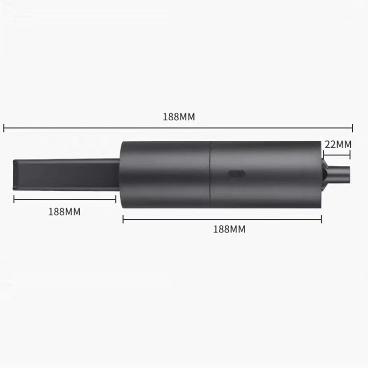 Creative Mini Handheld Portable Vacuum Cleaner USB Charging High Power Household Vacuum Cleaner(Space Gray)