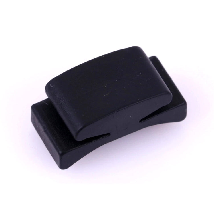10pcs Alice A010CP Tubber Guitar Pick Cip and String Head Clip(Black)