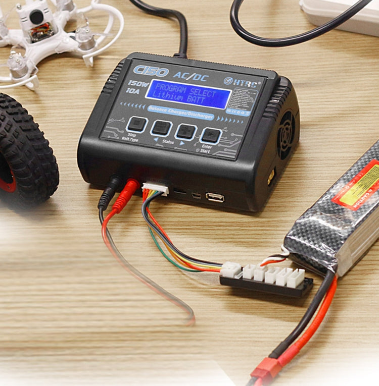 HTRC C150 Smart Balance Charger High Voltage Lithium Battery Charger, EU Plug
