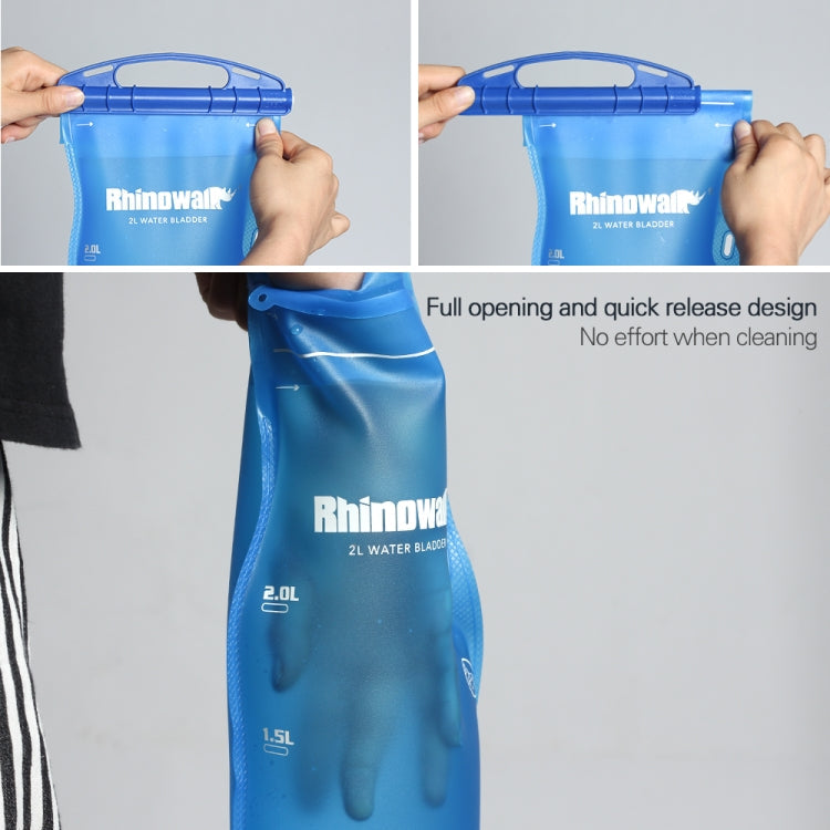 Rhinowalk Cycling Water Bag 2L/3L Full Opening Outdoor Drinking Water Bag Drinking Equipment, Colour: RK18101 red 2L