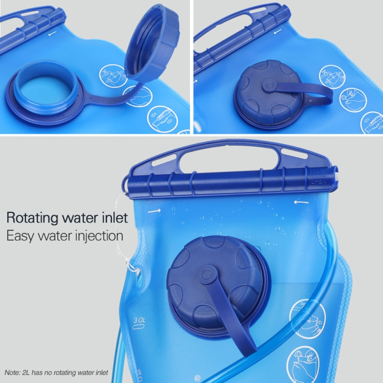 Rhinowalk Cycling Water Bag 2L/3L Full Opening Outdoor Drinking Water Bag Drinking Equipment, Colour: RK18101 red 2L