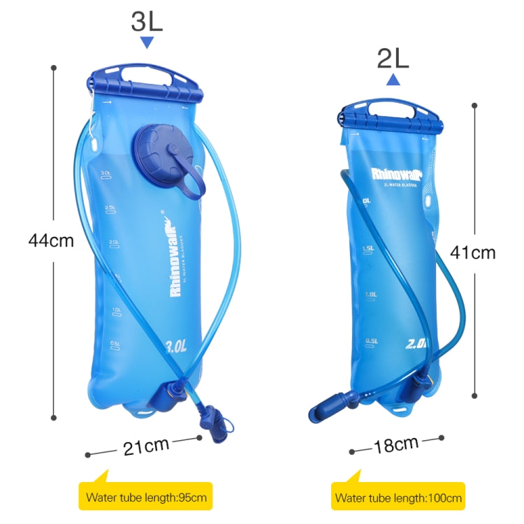 Rhinowalk Cycling Water Bag 2L/3L Full Opening Outdoor Drinking Water Bag Drinking Equipment, Colour: RK18101 red 2L