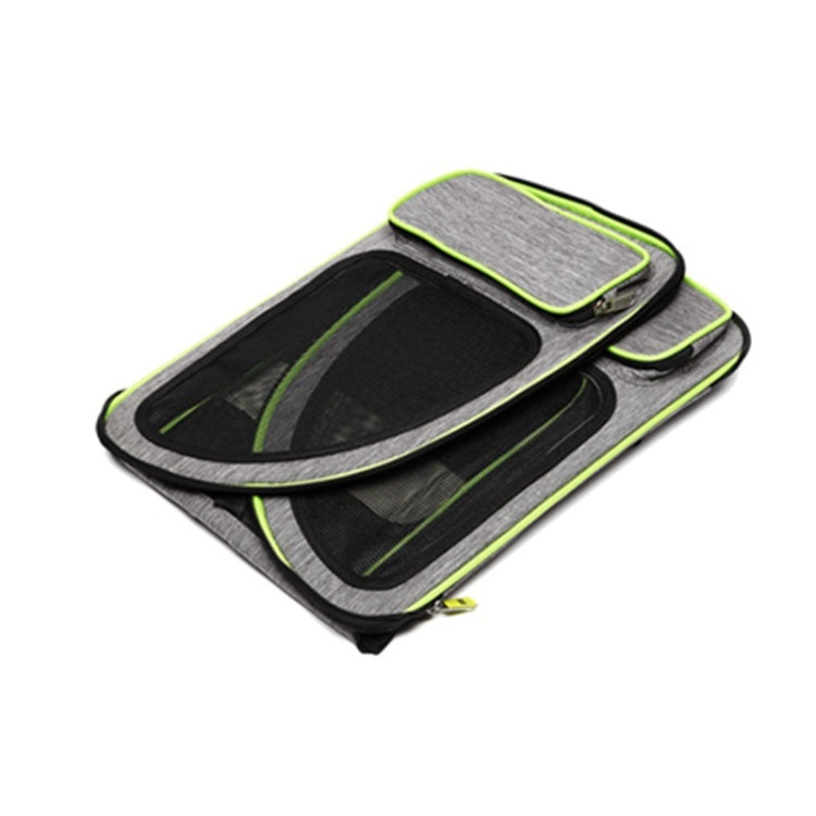 Full Net Breathable Pet Backpack For Easy Going Out Pet Backpack(Green)