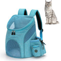 Go Out Portable Foldable Pet Cat and Dog Carry Backpack, Size:S (Light Blue)