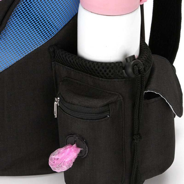 Go Out Portable Foldable Pet Cat and Dog Carry Backpack, Size:S (Light Blue)