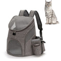 Go Out Portable Foldable Pet Cat and Dog Carry Backpack, Size:L (Gray)