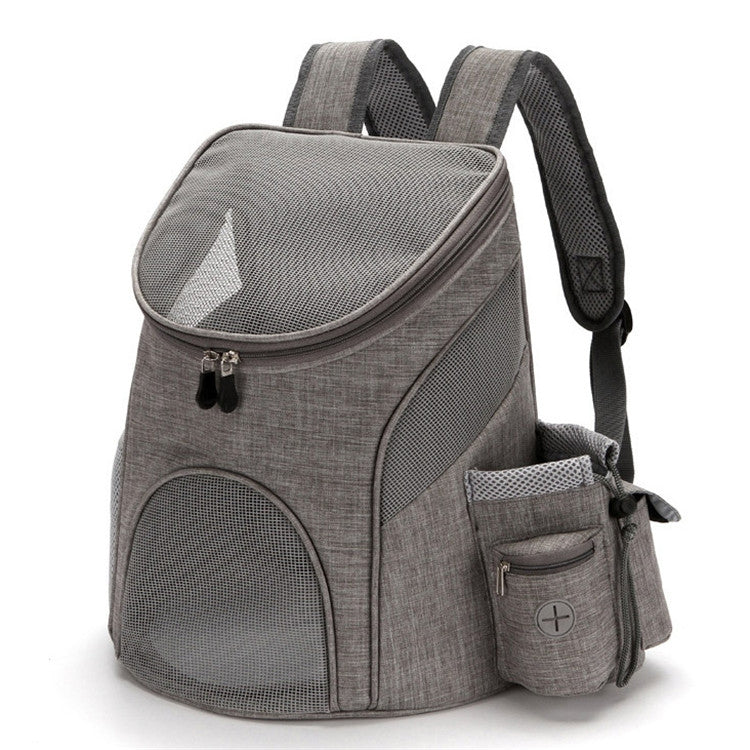 Go Out Portable Foldable Pet Cat and Dog Carry Backpack, Size:L (Gray)