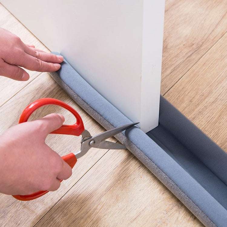 Door Gap Sealing & Sound Insulation Strip Door & Window Gap Wind-proof & Warm-keeping Paste Dust-proof Tape(Gray)
