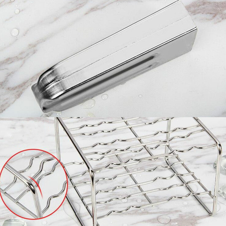 Stainless Steel DIY Ice Cream Mold Household Popsicle Ice Cream Mold(6 Watermelon Cups Double Slot)