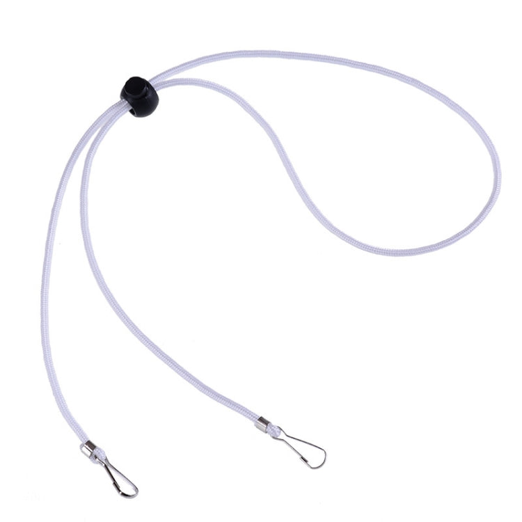 10pcs Mask Anti-lost Adjustable Lanyard and Ear Hook(White)