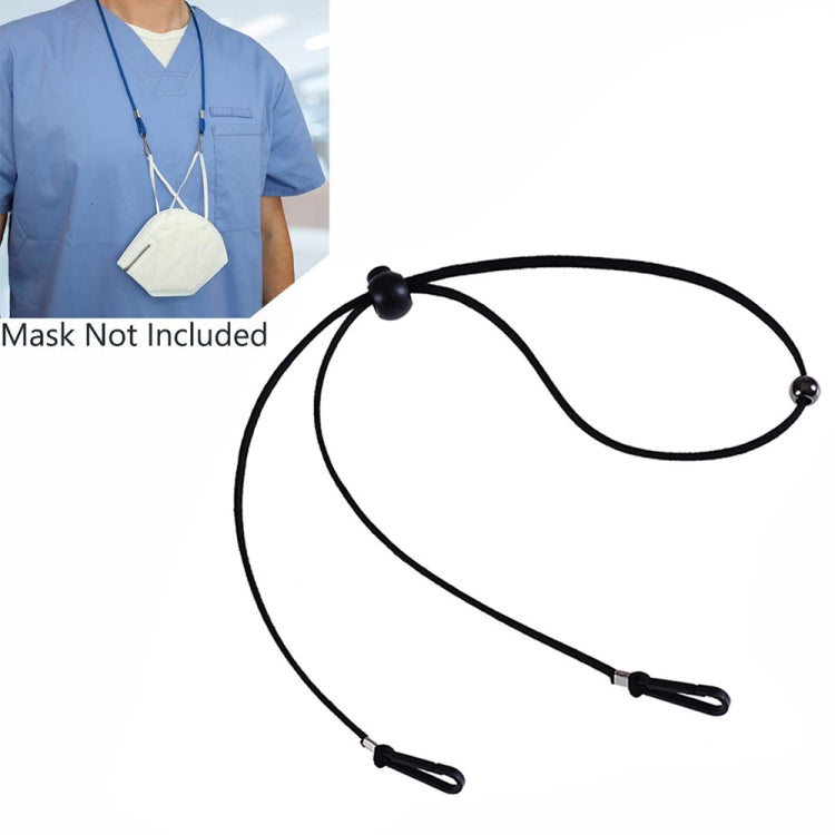 10pcs Mask Anti-lost Adjustable Lanyard and Ear Hook(White)
