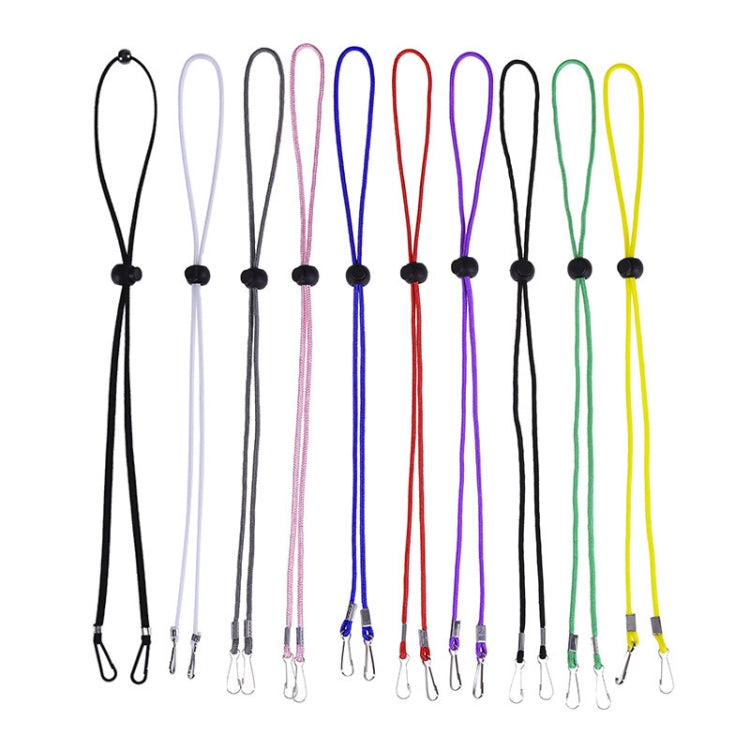 10pcs Mask Anti-lost Adjustable Lanyard and Ear Hook(White)