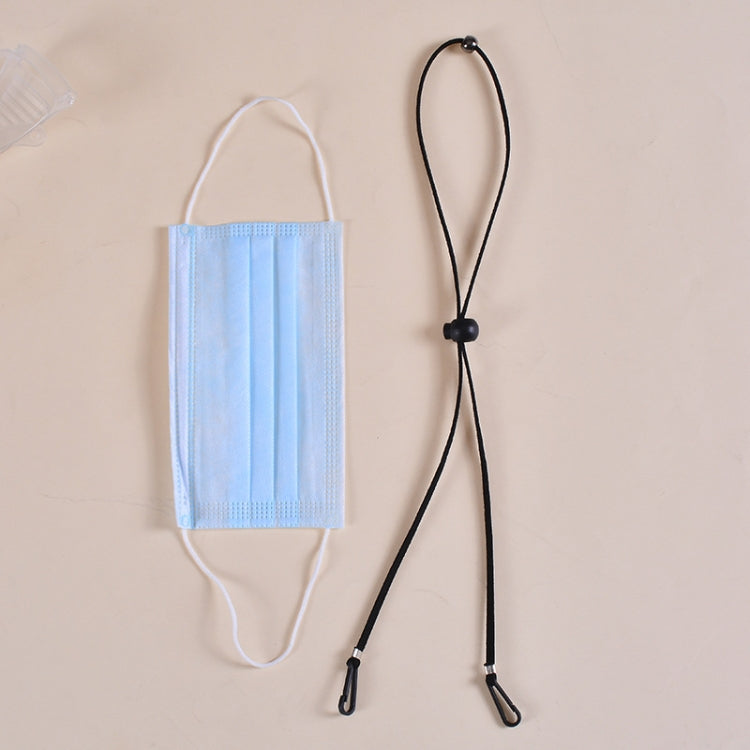 10pcs Mask Anti-lost Adjustable Lanyard and Ear Hook(White)