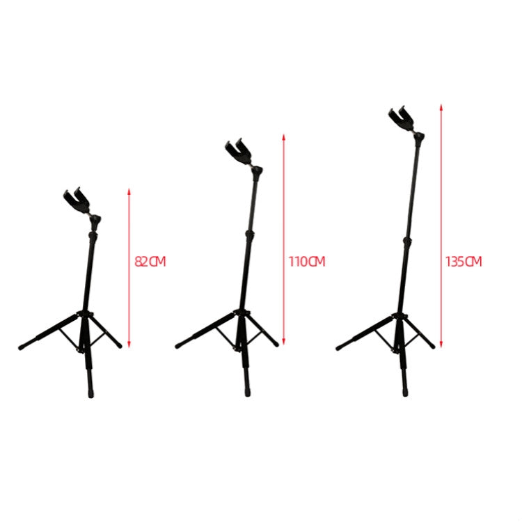 Gravity Self-locking Folding Vertical Pipa Bass Universal Guitar Stand
