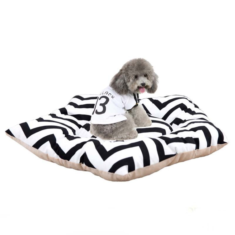 Pet Tent Sleeping Mat Dog Bed, Specification: Large 50cm(Green Stripes)