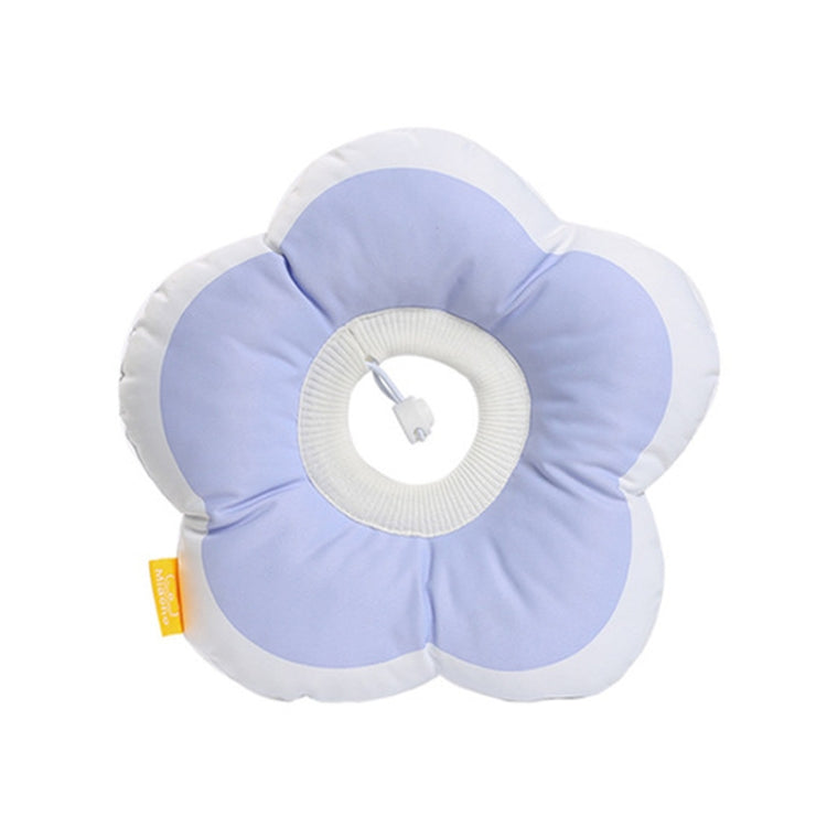 Cute Flower Shaped Pet Anti-licking Collar, Specification: M(Purple)