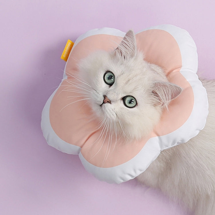 Cute Flower Shaped Pet Anti-licking Collar, Specification: L(Pink)
