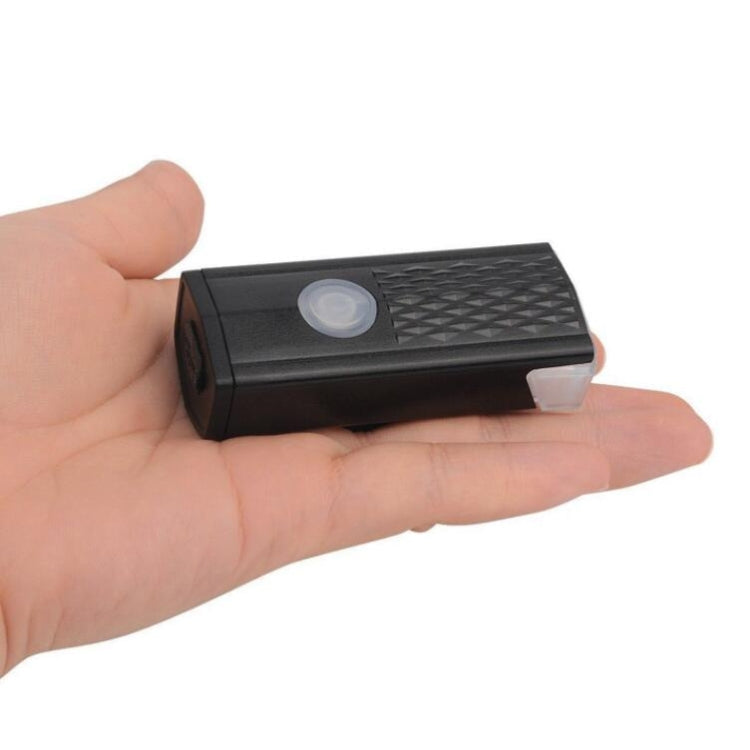 Bicycle USB Charging Headlight Lighting Cycling Equipment, Color:White 2255 Light+Ruby Taillight
