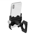Bicycle Mobile Phone Holder Motorcycle Electric Car Navigation Mobile Phone Holder, Style:Handlebars(Black)