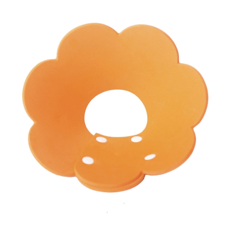 Pet EVA Sponge Lick-proof Sterilization Collar, Size:M 22-27cm(Orange)