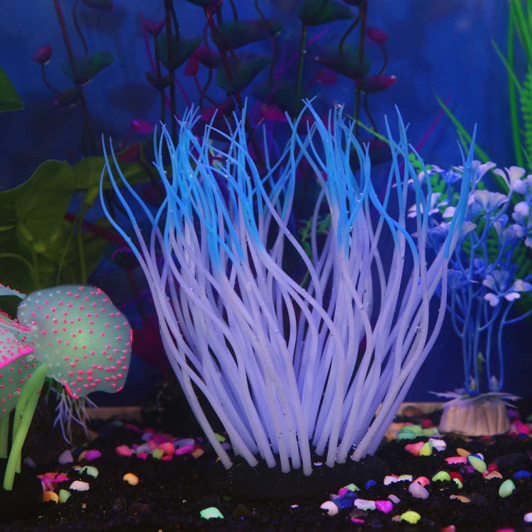 Aquarium Accessories Simulation Software Coral Tree Fish Tank Landscaping Decoration Ornaments(Blue)