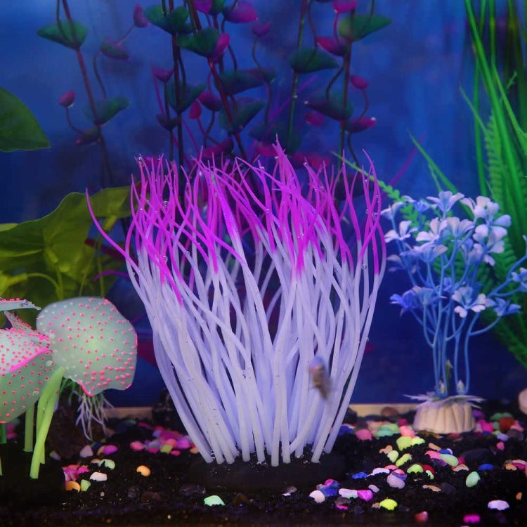 Aquarium Accessories Simulation Software Coral Tree Fish Tank Landscaping Decoration Ornaments(Purple)
