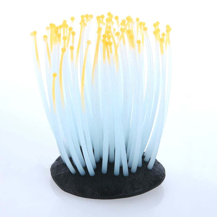 Aquarium Accessories Simulation Software Coral Tree Fish Tank Landscaping Decoration Ornaments(Yellow Dot)