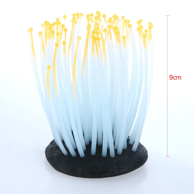 Aquarium Accessories Simulation Software Coral Tree Fish Tank Landscaping Decoration Ornaments(Yellow Dot)