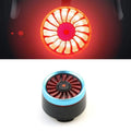 Bicycle Smart Sensor Brake Light USB Tail Light Warning Light(Blue)