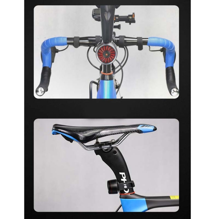Bicycle Smart Sensor Brake Light USB Tail Light Warning Light(Blue)