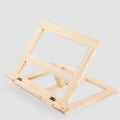 Wooden Reading Rack Children Notebook Stand Anti-myopia Book Stand, Colour: Log Wood Clip