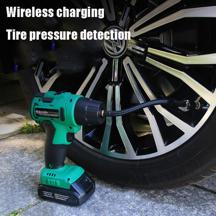 SUITU High-pressure Handheld Smart Digital Display Car Portable Wireless Tire Inflator(Red)