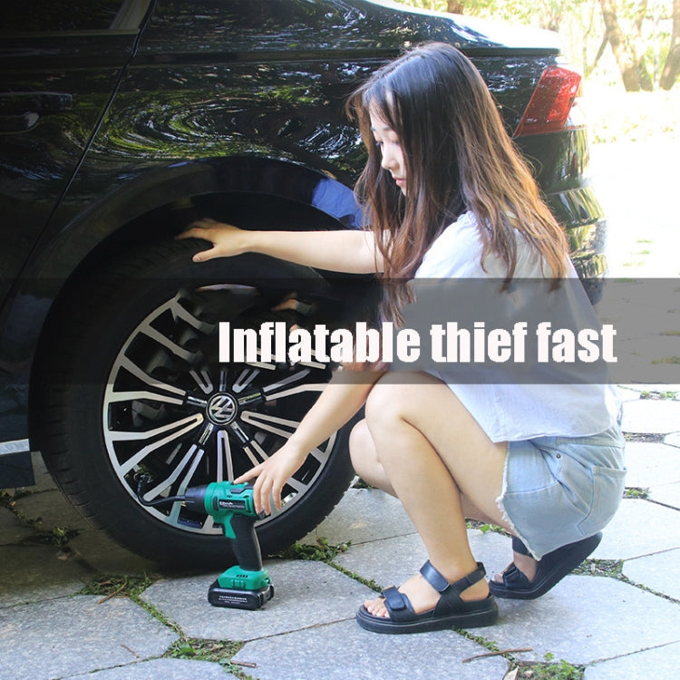 SUITU High-pressure Handheld Smart Digital Display Car Portable Wireless Tire Inflator(Red)