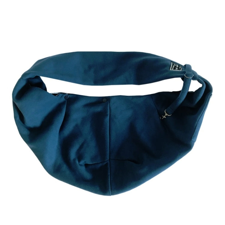 Pet Outing Carrier Bag Cotton Messenger Shoulder Bag, Colour: Blue