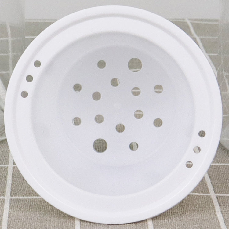 Automatic Water Absorption Hydroponic Pot Succulent Plant Flower Pot, Style:Transparent Without Words