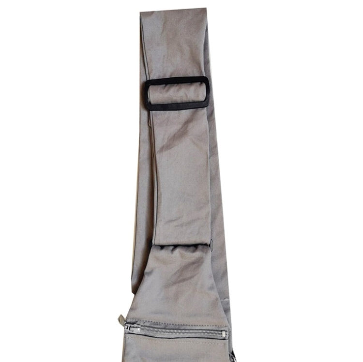 Pet Carrying Rucksack Shoulder Strap Adjustable Pet Outing Diagonal Bag(Gray)