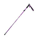 TANERDD TR-D0001 Trekking Poles Aluminum Alloy Folding Outdoor Handrails Trekking Walking Sticks(Short Model (Purple))