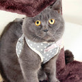 Pet Traction Rope Chest Harness Anti-break Away Vest Type Small Dog Walking Rope, Size:M(Gray)