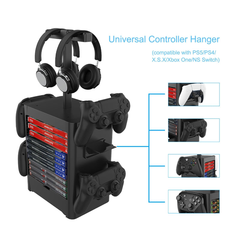 Game Disc Storage Rack Headphone Storage Rack For PS5 / Xsx