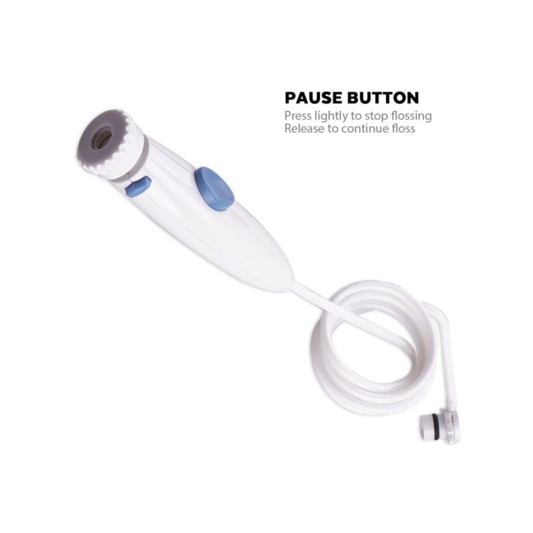 Water Flosser Dental Water Jet Replacement Tube Hose Handle for Waterpik WP100 / WP660 etc(White)