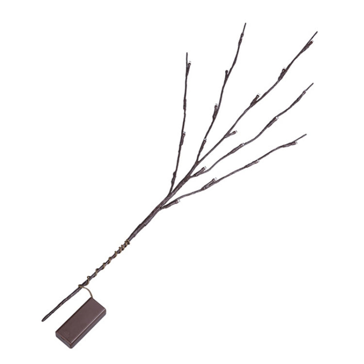 LED Willow Branch Lamp Floral Lights Holiday Home Christmas Party Garden Decoration Battery Operated Christmas Birthday Gifts(Warm White)