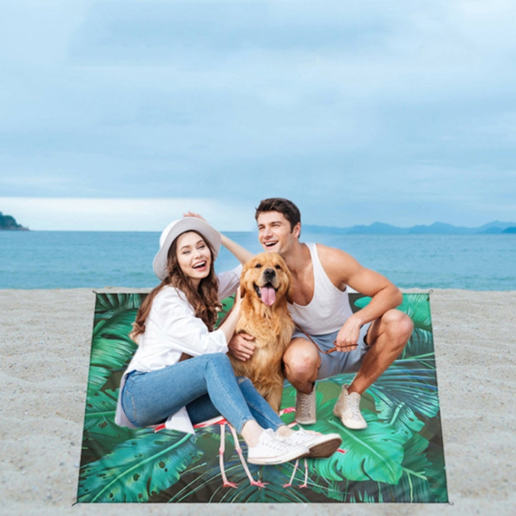 Outdoor Color Beach Mat Waterproof Picnic Mat, Size:1x1.4m(Fish Pattern)