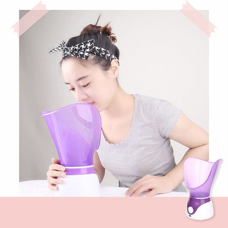 Deep Cleaning Facial Cleaner Beauty Face Steaming Device Facial Steamer Machine Facial Thermal Sprayer Skin Care Tool Automatic Alcohol Sprayer(US Plug)