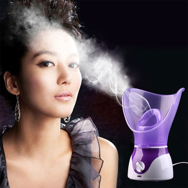 Deep Cleaning Facial Cleaner Beauty Face Steaming Device Facial Steamer Machine Facial Thermal Sprayer Skin Care Tool Automatic Alcohol Sprayer(US Plug)